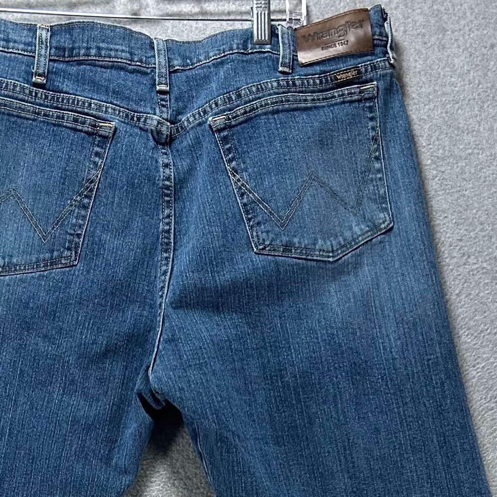 Wrangler Jeans Relaxed Fit Mens 40x30 Blue Denim Classic Western Workwear